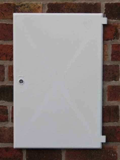 electric meter box door screwfix|outside electric meter box door.